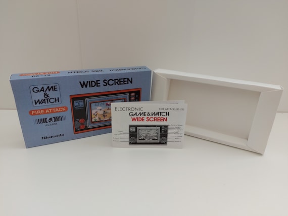 Nintendo ゲーム&ウォッチ ID-29 FIRE ATTACK Fire Attack ID-29 - Game & Watch Box Manual and Tray - NO GAME