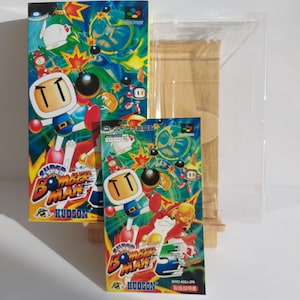 Super Bomberman 5 Super Famicom  Box & Tray - NO GAME included