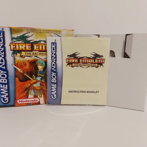 Gameboy Advance Box & Tray Pokémon Fire Red NO GAME Included Gamer Gift for  Men Boyfriend Gift 