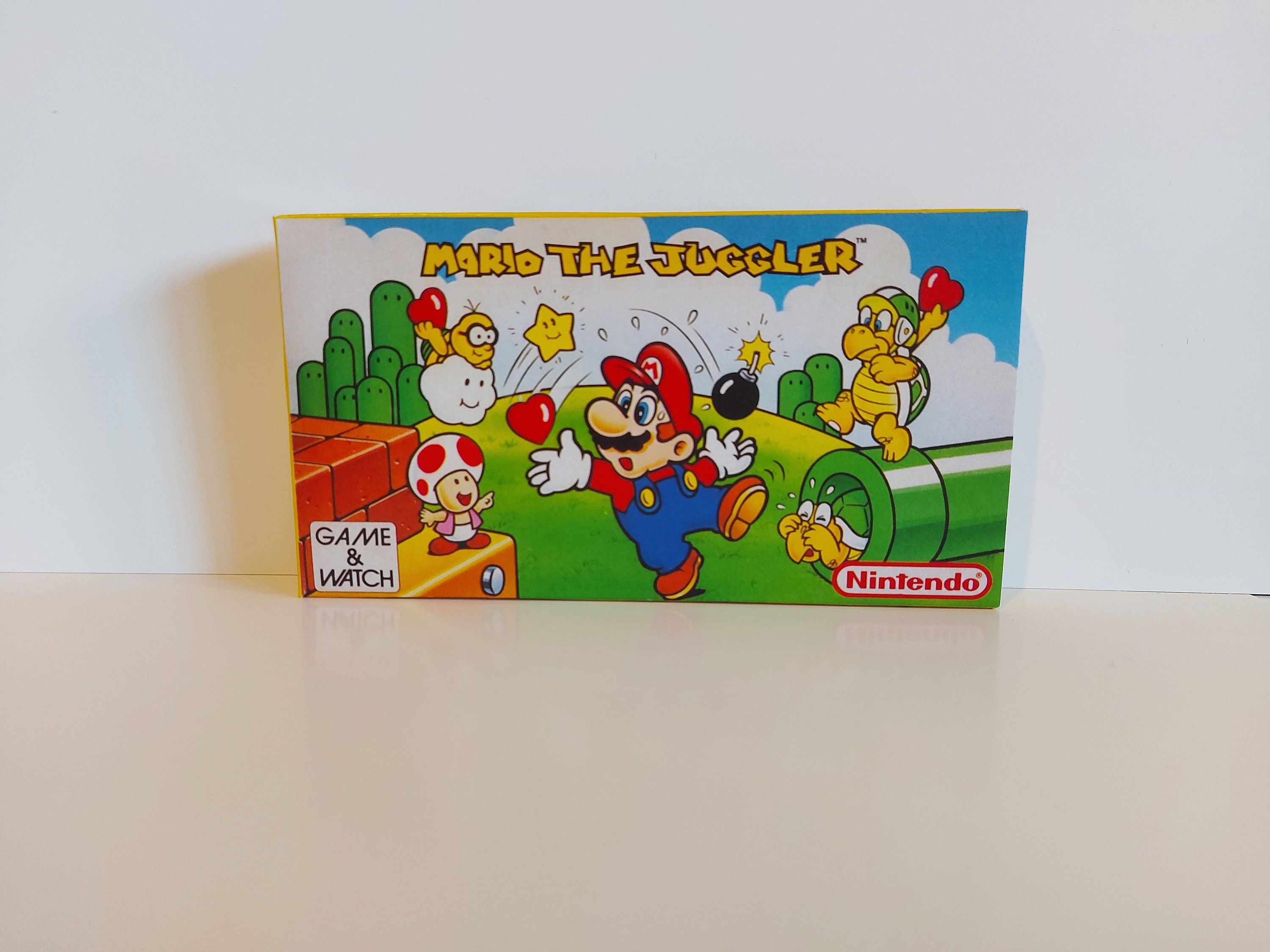 マリオ・ザ・ジャグラー ゲーム＆ウォッチ MB-108 ボックスマニュアル