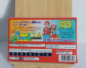Pocket Monsters Pokemon Fire Red Japanese Gameboy Advance Pocket Monsters Pokemon Fire Red Japanese Gameboy Advance