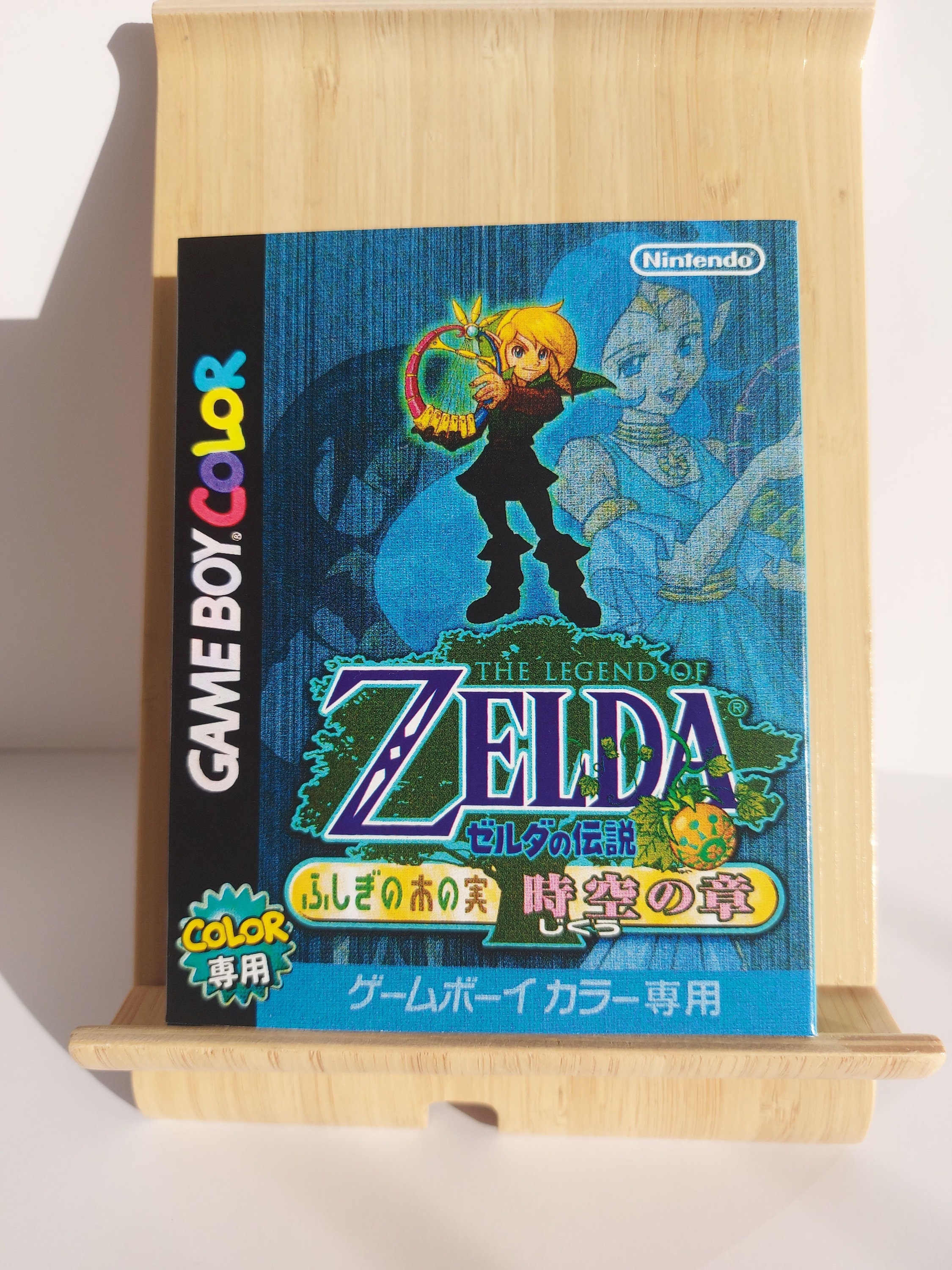 Legend of Zelda Oracle of Ages Japanese Game Boy Color Box & Tray