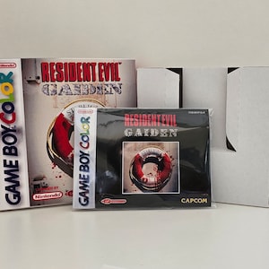 Resident Evil Gaiden Gameboy Color  Box Manual & Tray - NO GAME included