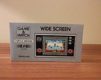 Turtle Bridge TL-28 Game & Watch  Box, Manual and Tray - NO GAME included
