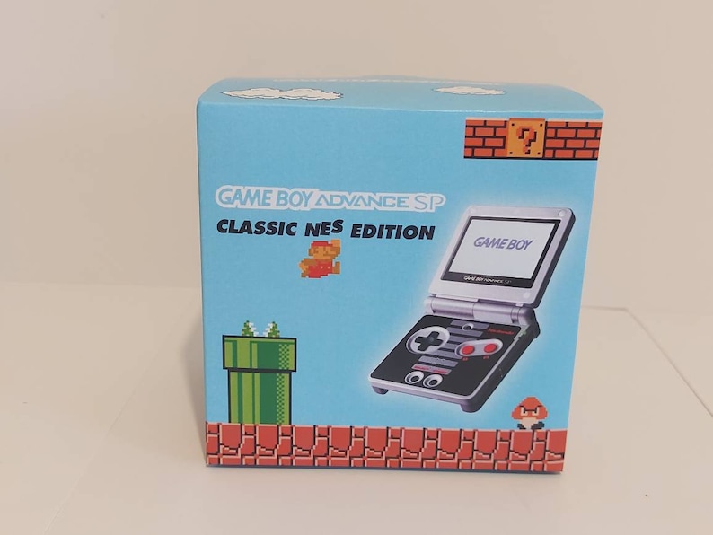 Gameboy Advance SP Console Replacement Box NES Edition NO Etsy