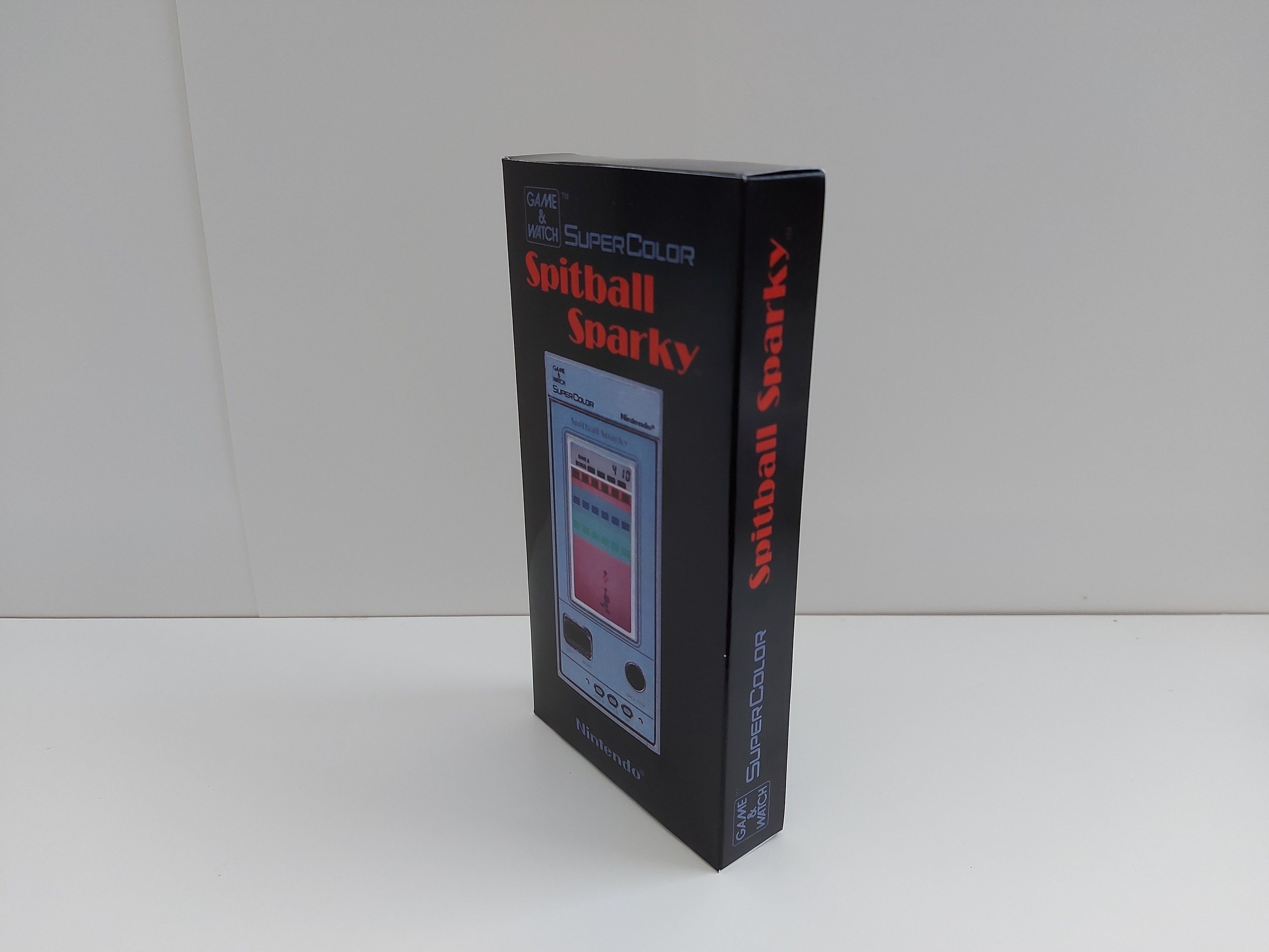 Spitball Sparky BU-201 Game & Watch Box and Manual - NO GAME