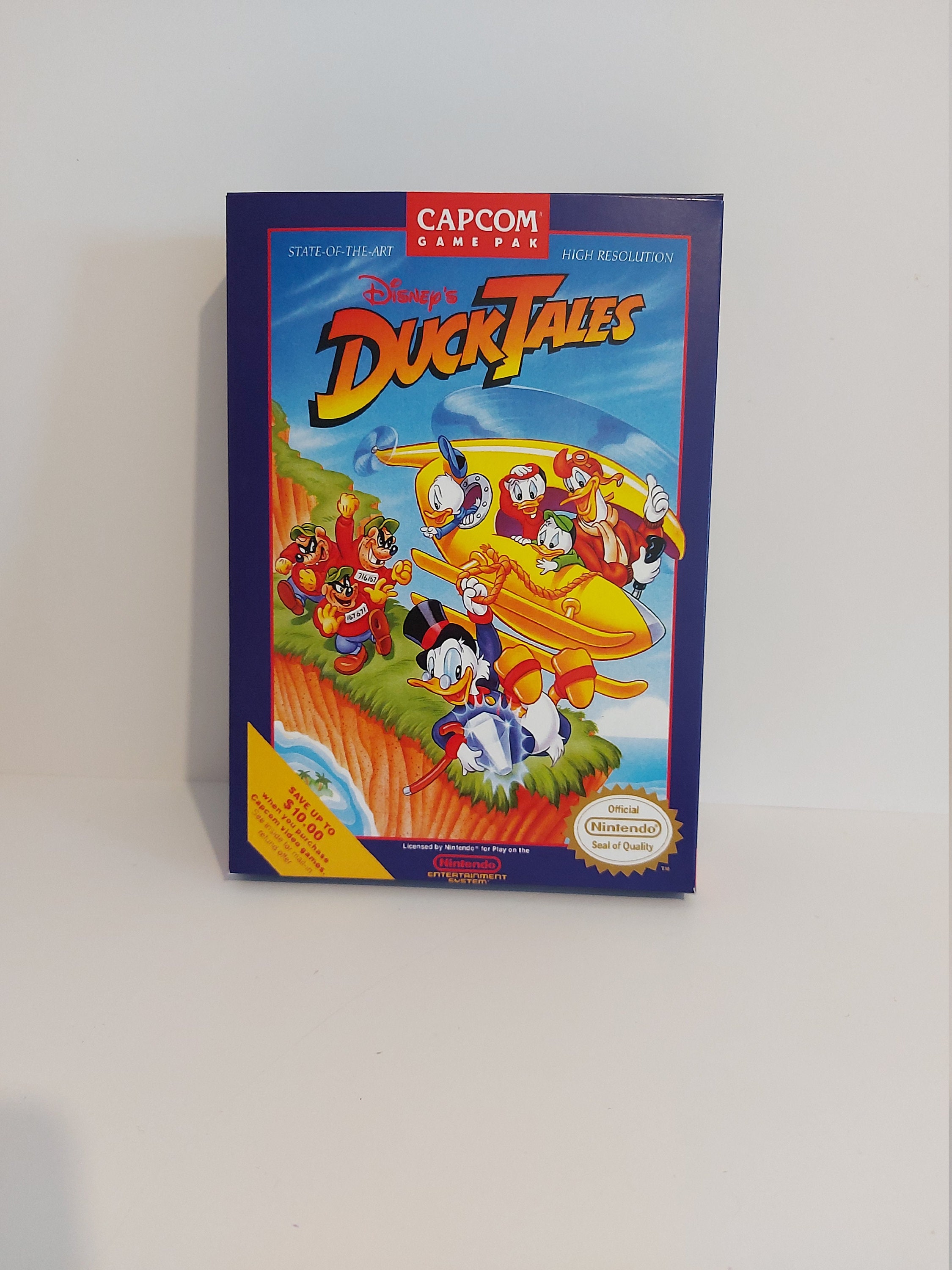 NES Replacement Box Manual Block & Duct Cover Duck Tales - Etsy