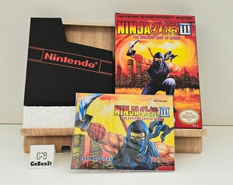 Ninja Gaiden the Ancient Ship of Doom NES Box Manual Poly
