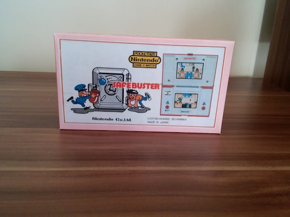 Safe Buster JB-63 Game & Watch Box Manual and Tray NO GAME