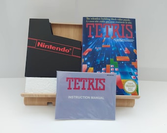 Tetris NES Box Manual Poly Block Dust Cover - NO GAME included
