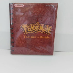 Pokémon Röd/Blå/Gul Gameboy Manual/Tränarguide - Franska eller engelska!