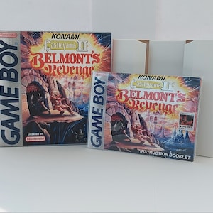 Castlevania Belmont&#39;s Revenge Gameboy  Box Manual & Tray - NO GAME included