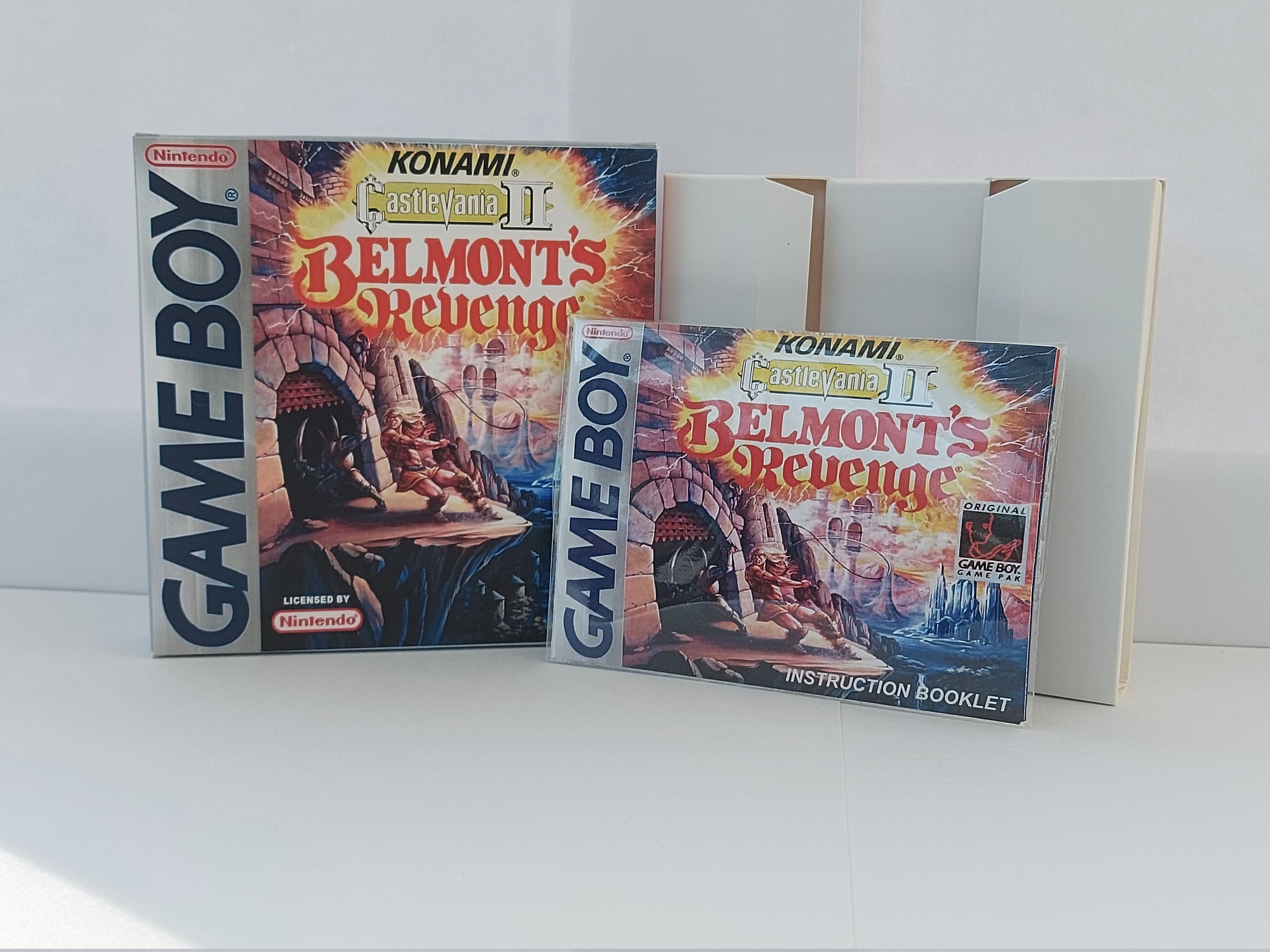 Jeu GameBoy Castlevania 2 : Belmont's Revenge - Version Cartouche, En Très Bon état Complet