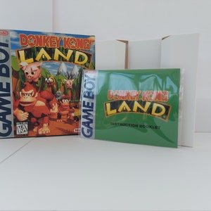 Donkey Kong Land Gameboy Box Manual & Tray - NO GAME included