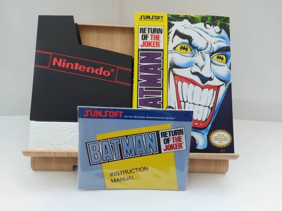 Batman Return of the Joker NES Box Manual Poly Block Dust Cover