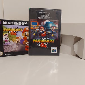 Mario Kart 64 N64 Box Manual Tacka BEZ GRY w zestawie