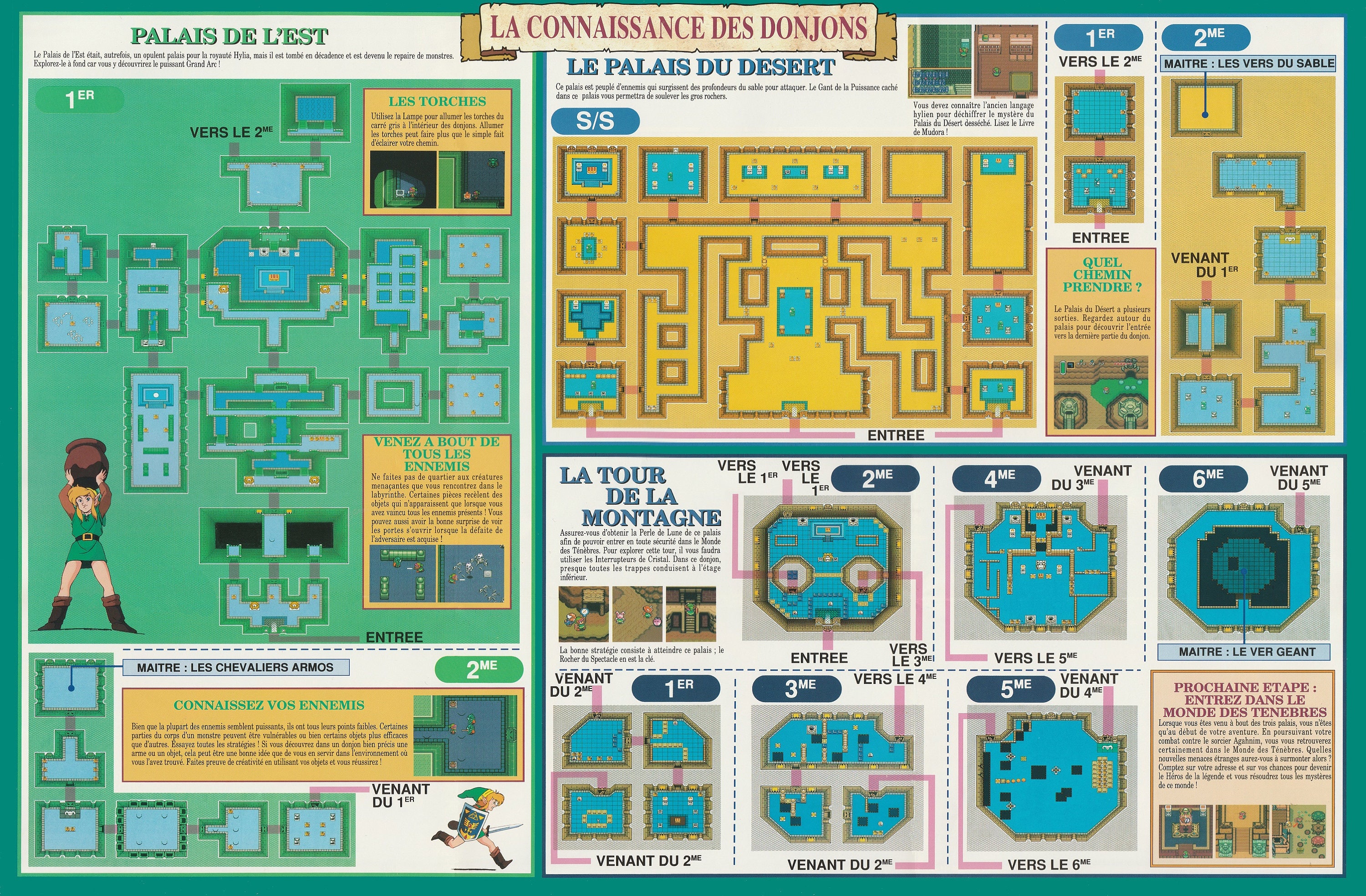 The Legend of Zelda: A Link to the Past - Inn Map (Labeled) - SNES Super  Nintendo