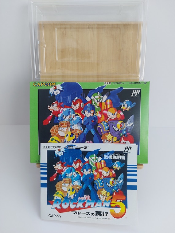 Rockman 5 Famicom Box & Tray - NO GAME Included - Etsy