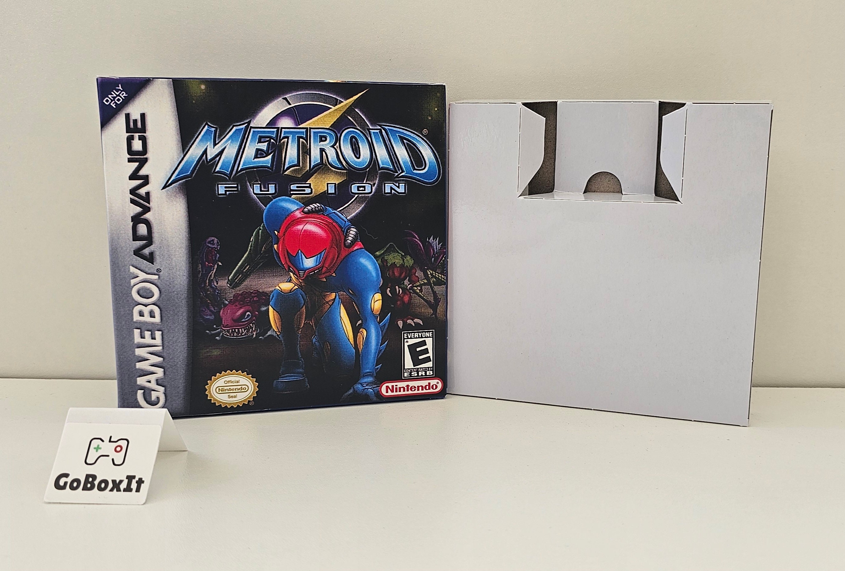 Custodia Per Cartuccia Metroid Fusion GBA &ndash; Solo Box Qualit&agrave; Super Per Collezionisti