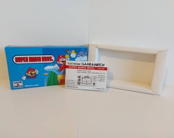 Super Mario Bros YM-105 Game & Watch  Box Manual and Tray - NO GAME included