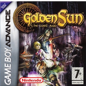 Golden Sun 2 The Lost Age GameBoy Advance Box Manual Map & Tray NO GAME included image 9