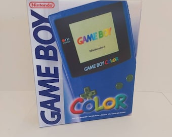 Gameboy Color Blue  Console Box ( Europe version with no English )- NO Console included