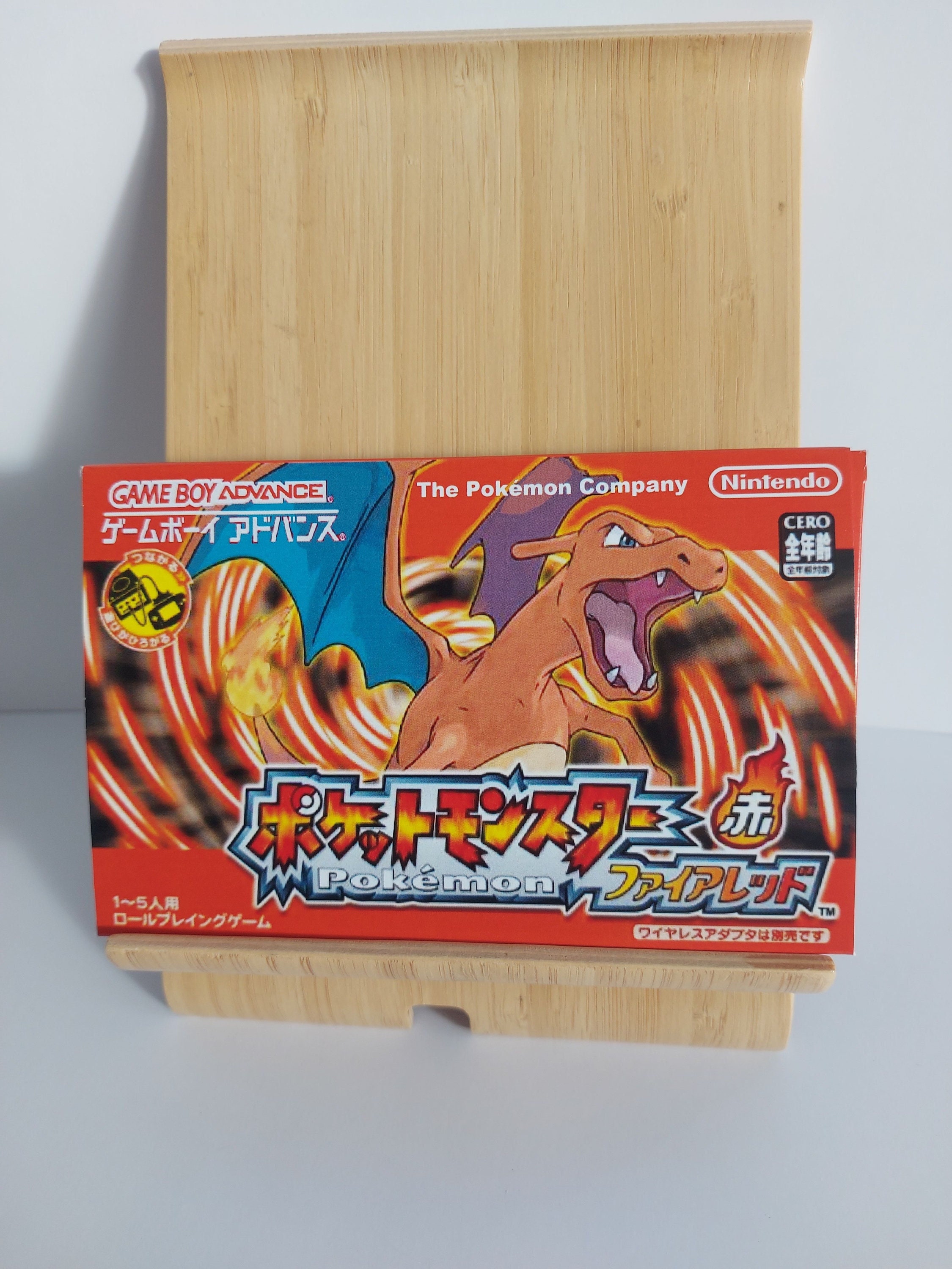 Pocket Monsters Pokemon Fire Red Japanese Gameboy Advance Pocket Monsters Pokemon Fire Red Japanese Gameboy Advance