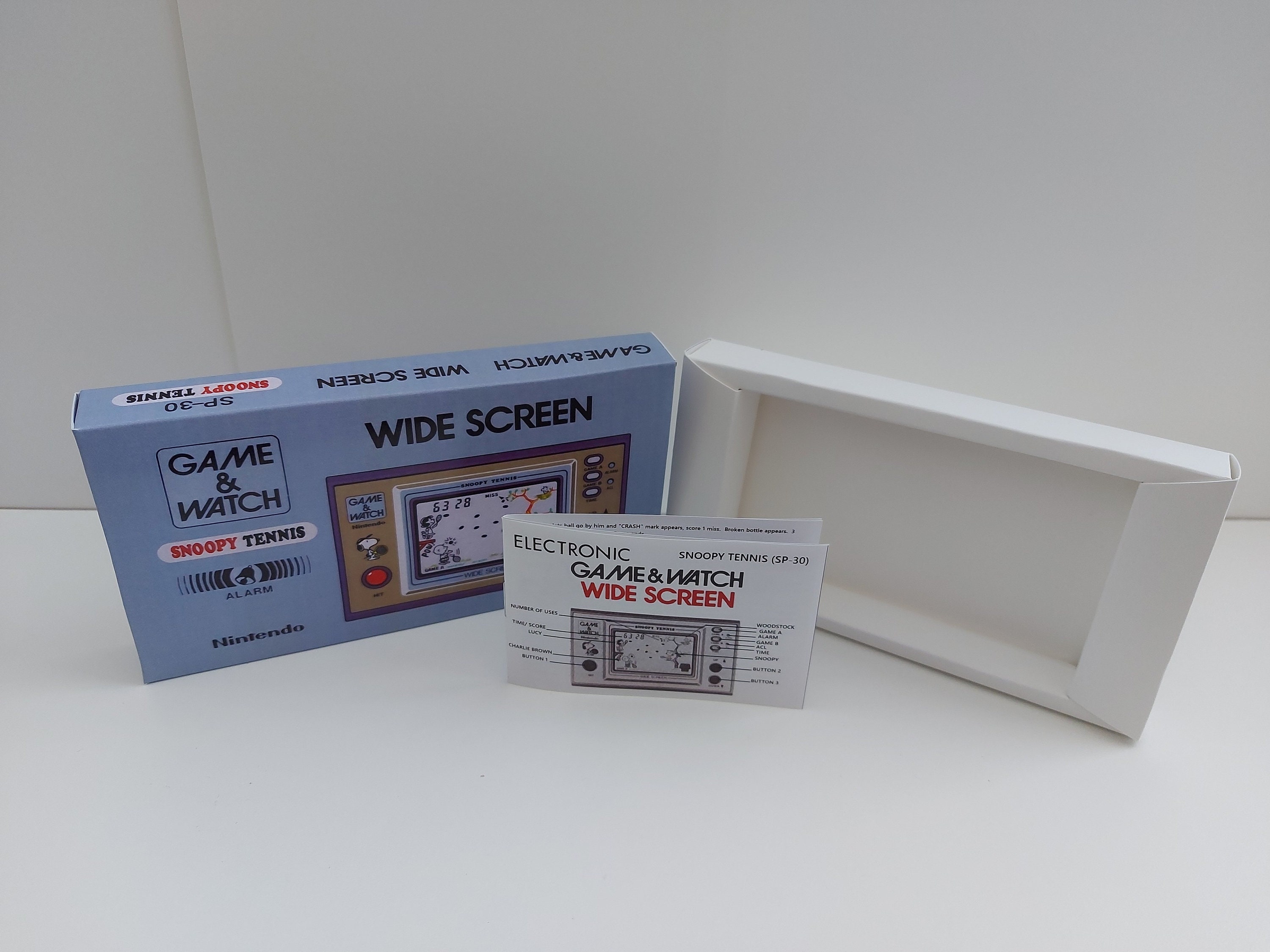 スヌーピーテニス ※箱・説明書付き！ 任天堂 ゲームウォッチ