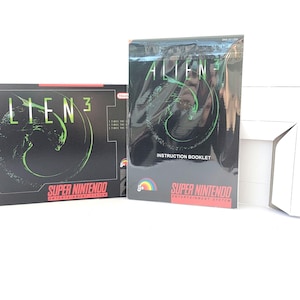 Alien 3 SNES Box Manual and Tray NO GAME included