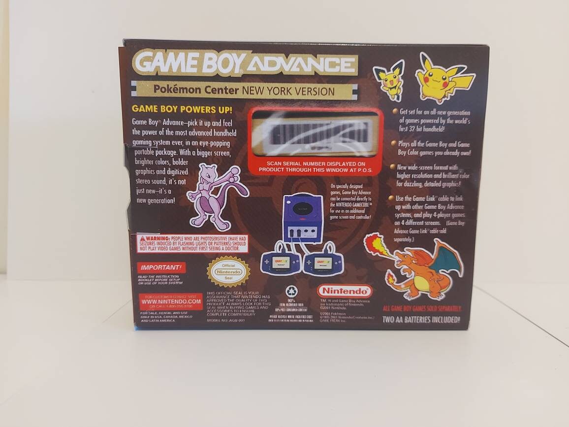 Gameboy Advance Box & Tray Pokémon Fire Red NO GAME Included Gamer