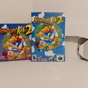 Snowboard Kids 2 N64 Box Manuale Vassoio NESSUN GIOCO incluso
