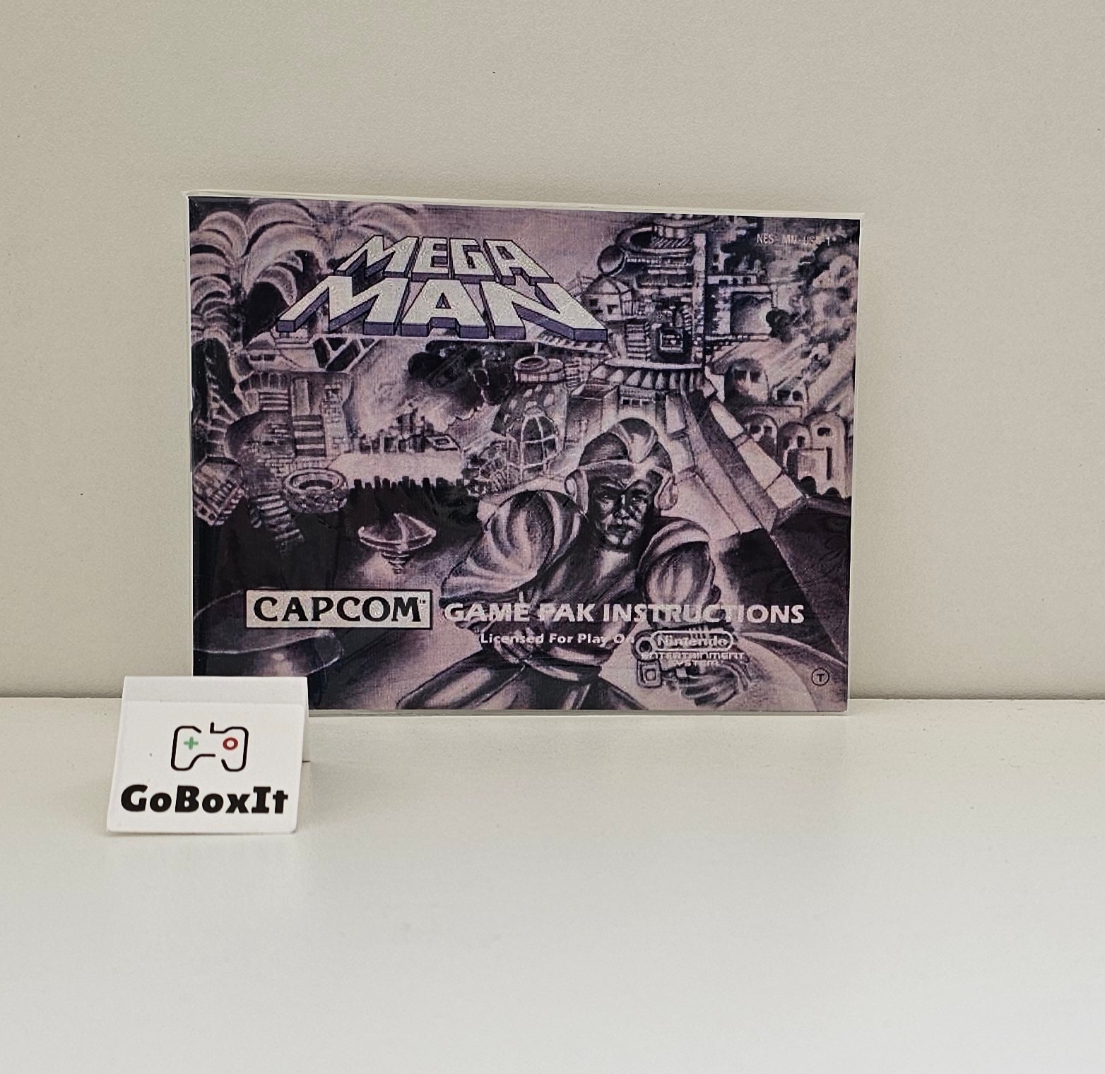 Mega Man NES Box Manual Poly Block Dust Cover - NO GAME Included - Etsy