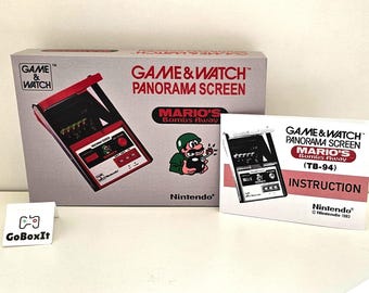 Mario Bombs Away TB-94 Panorama Screen Game & Watch  Box and Manual -  NO GAME included Gift