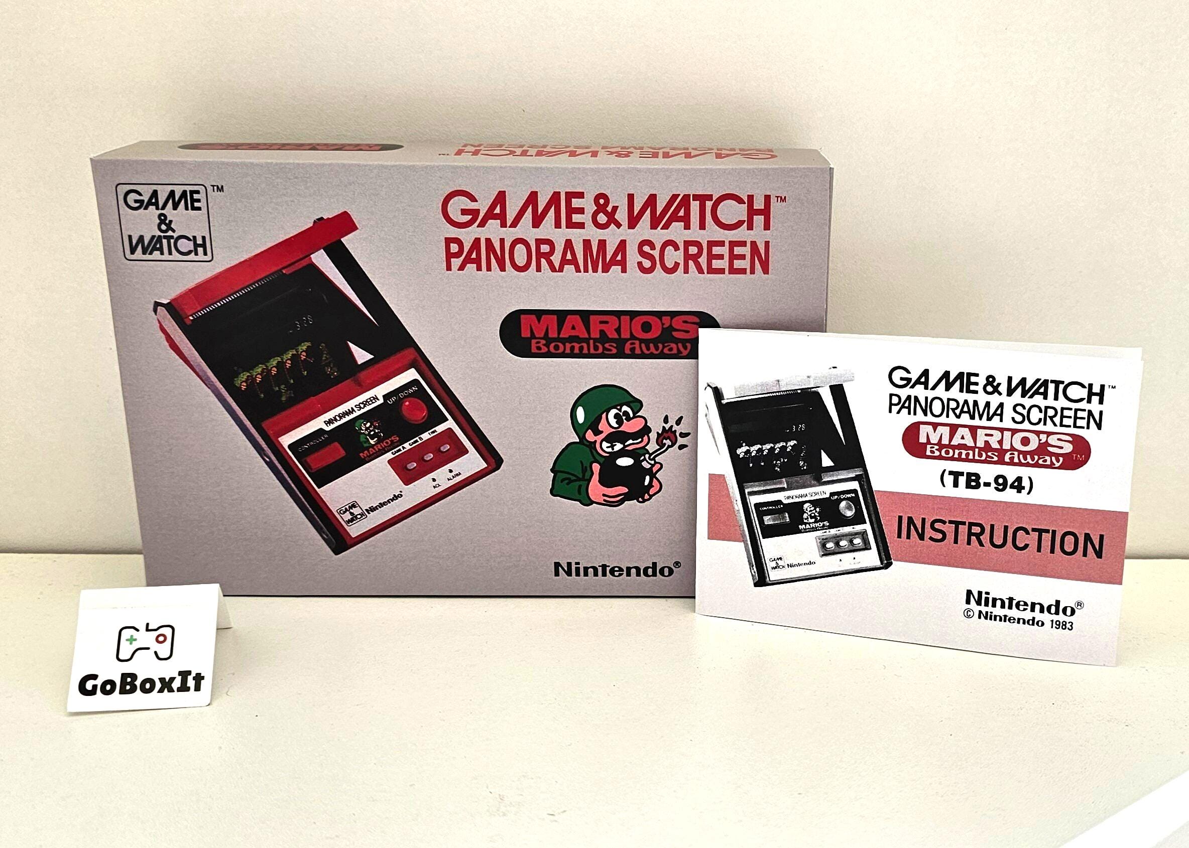 ゲームウォッチMARIO'S Bombs Away パノラマスクリーン Nintendo Game & Watch: Mario's Bombs Away (Panorama Screen