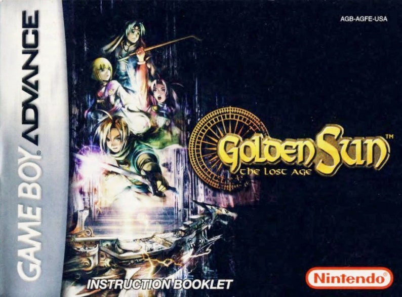 Golden Sun 2 The Lost Age GameBoy Advance Box Manual Map & Tray NO GAME included image 5