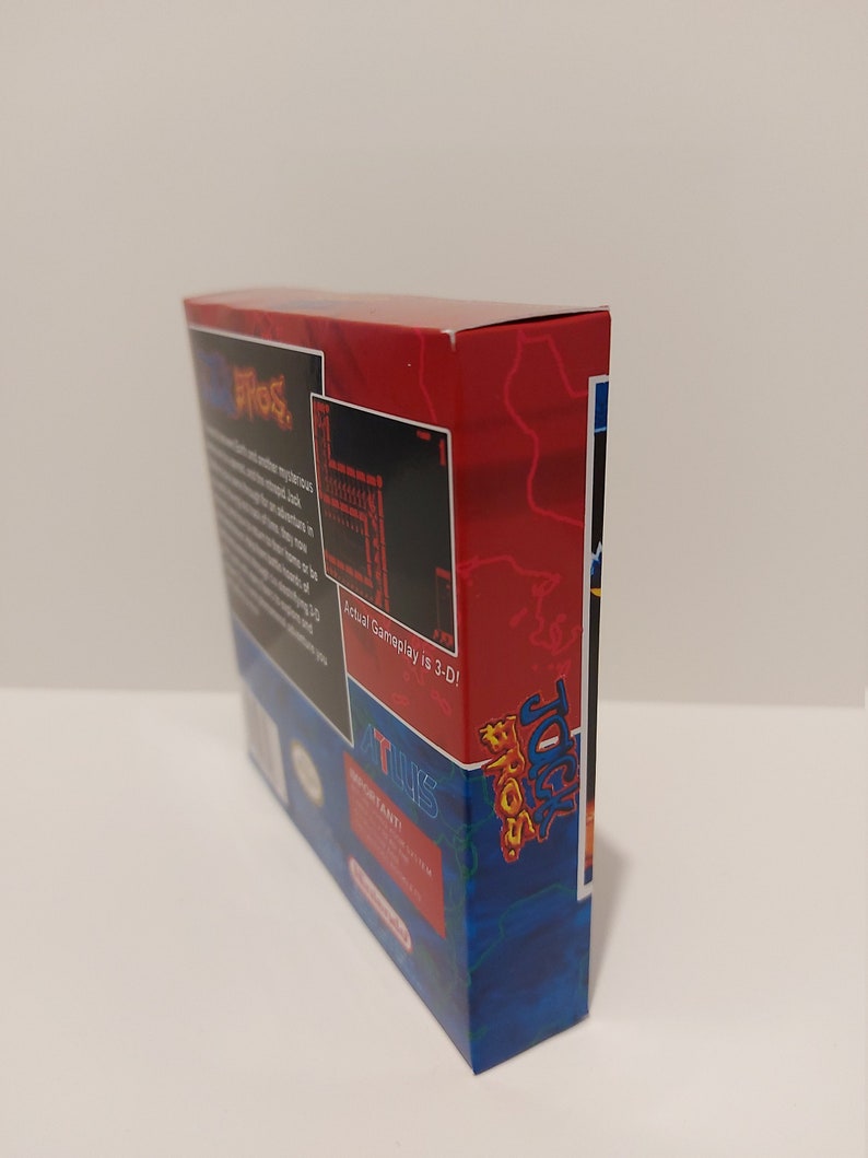 Jack Bros Virtual Boy Box Manual & Tray NO GAME included image 9