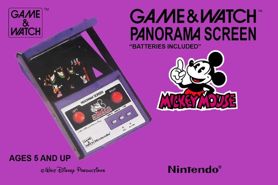 tigger dobbelt Kammerat Game & Watch Box Mickey Mouse Panorama Screen NO GAME - Etsy