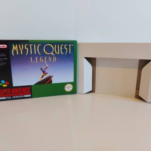 Final Fantasy Mystic Quest SNES Box and Tray NO GAME included
