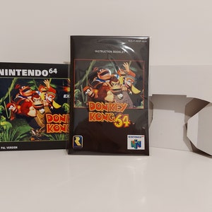Donkey Kong 64 N64 Box Manual Tray NO GAME included