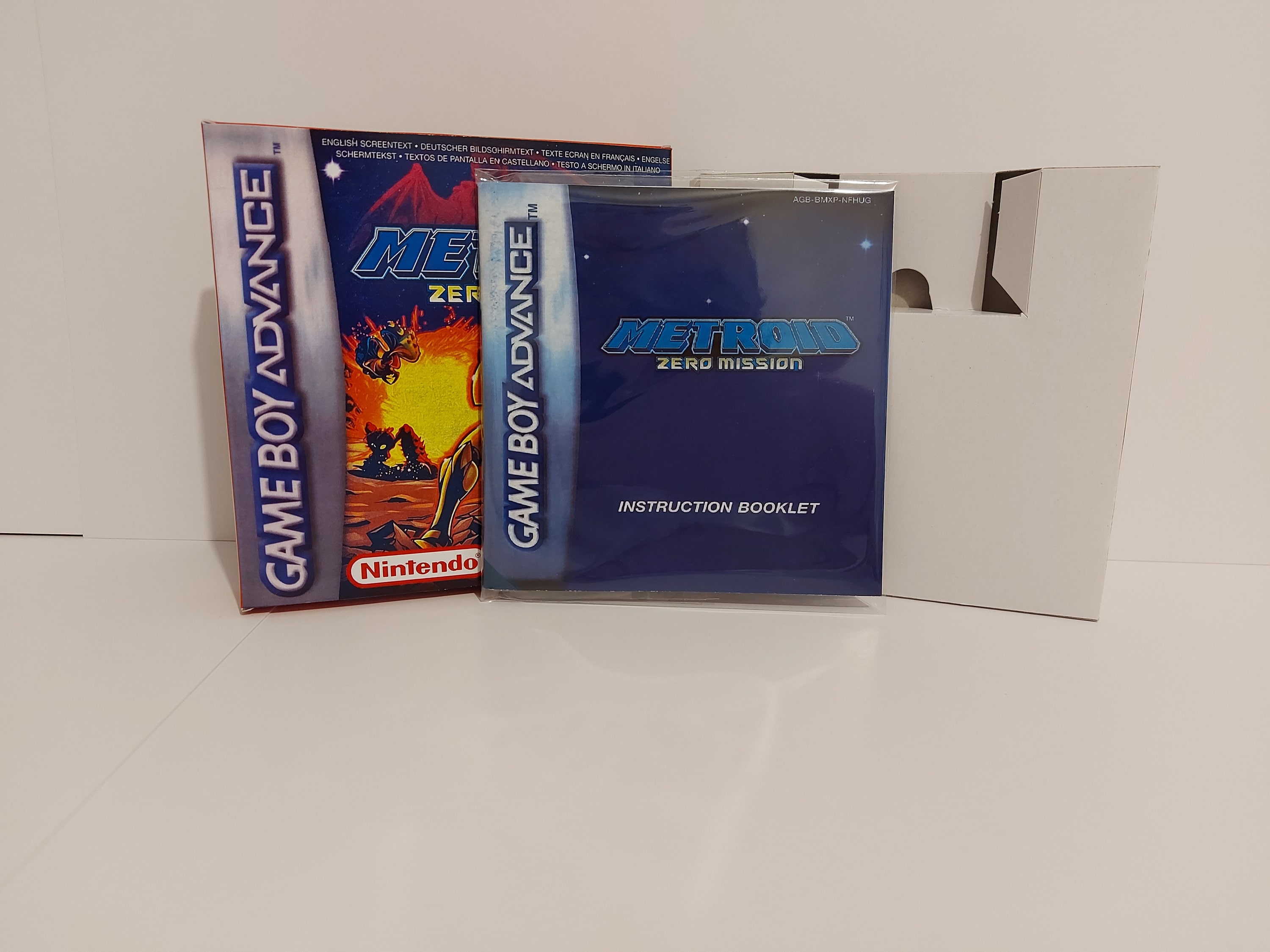 Gameboy Advance Box Manual & Tray the Legend of Zelda A 
