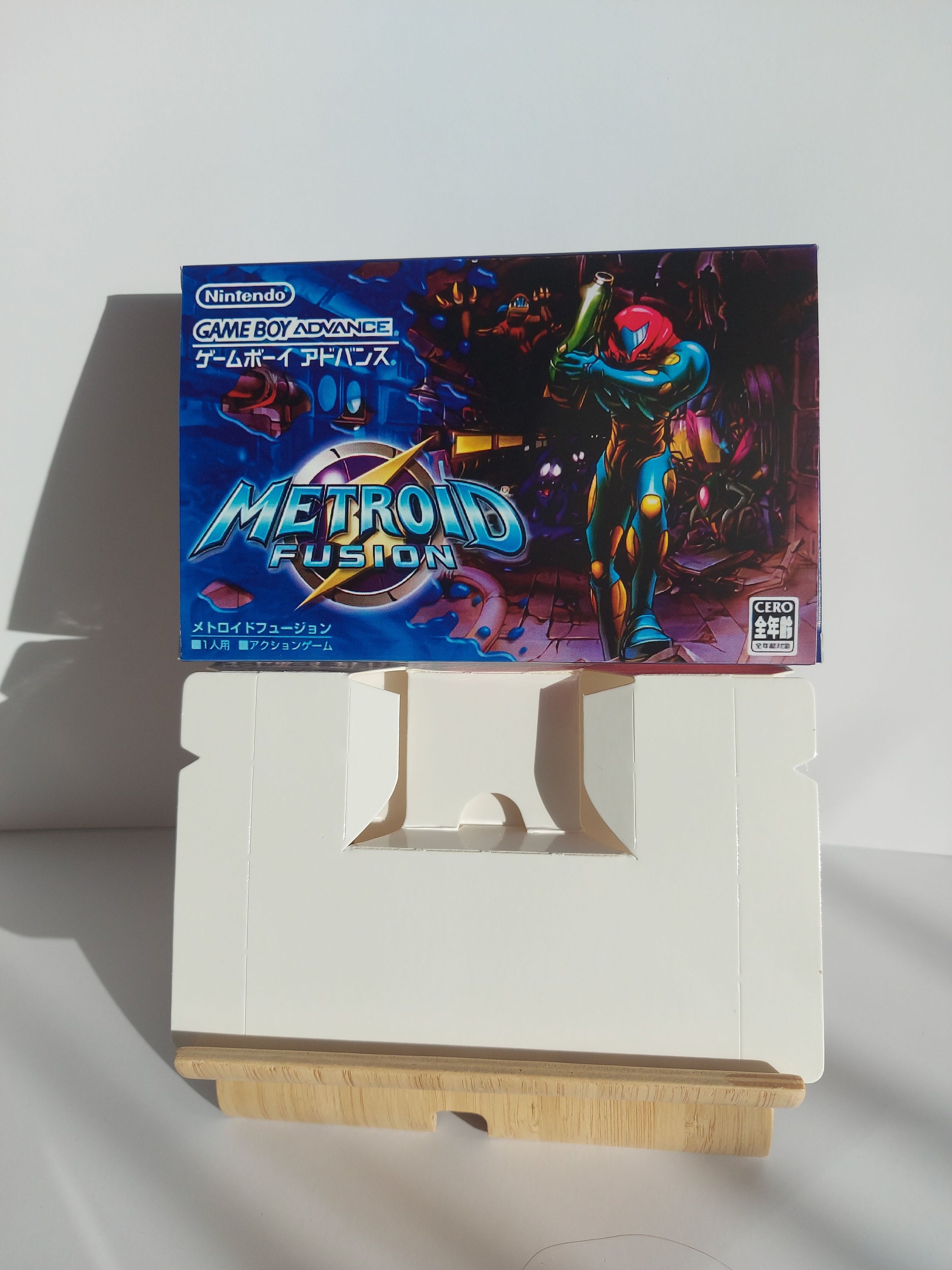 Metroid Fusion Japanese Gameboy Advance Box & Tray - NO GAME