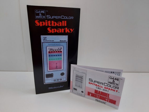 Spitball Sparky BU-201 Game & Watch Box and Manual - NO GAME