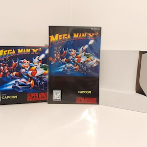 Mega Man X2 SNES Box Manual and Tray NO GAME included