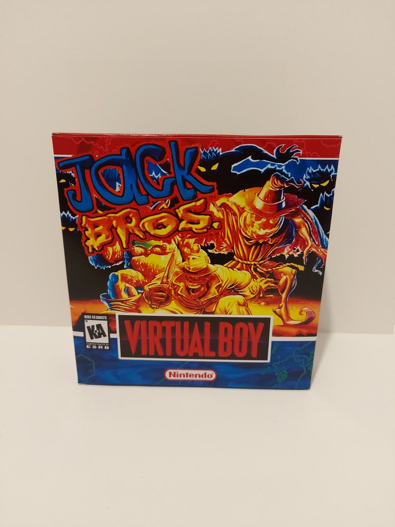 Jack Bros Virtual Boy Box Manual & Tray NO GAME included image 6
