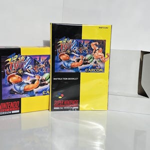 Final Fight 2 SNES-doos, handleiding en dienblad GEEN SPEL inbegrepen