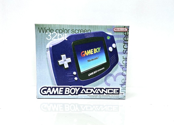 Gameboy Advance Console Box and Manual Grape - NO Console Included