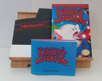 Kirby's Adventure NES Box Manual Poly Block Dust Cover - NO GAME included