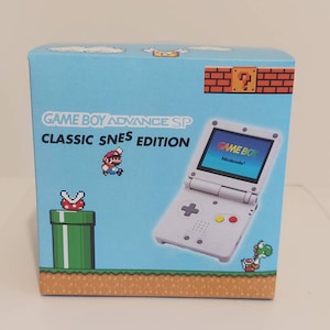 Gameboy Advance SP Console  Box - SNES Edition - NO Console included