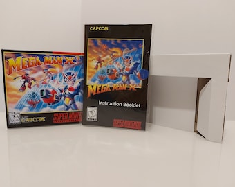 Mega Man X3 - Replacement Box With Inner Tray Option - SNES - NTSC