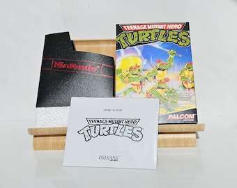 Teenage Mutant Hero Turtles NES Box Manual Poly Block Dust Cover - NO GAME included